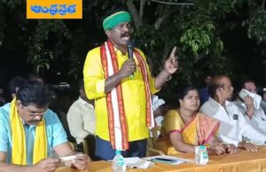 TDP MLA Kolikapudi in trouble at Tiruvur