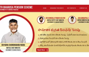 Naidu gives pension to beneficiaries at Kurnool